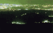 青山高原から見る夜景